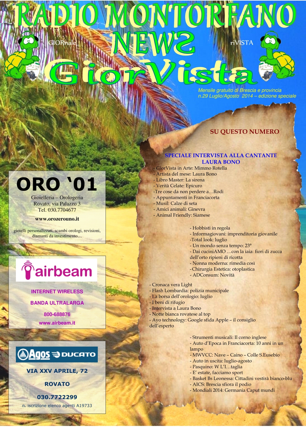 GIORVISTA LUGLIO/AGOSTO 2014