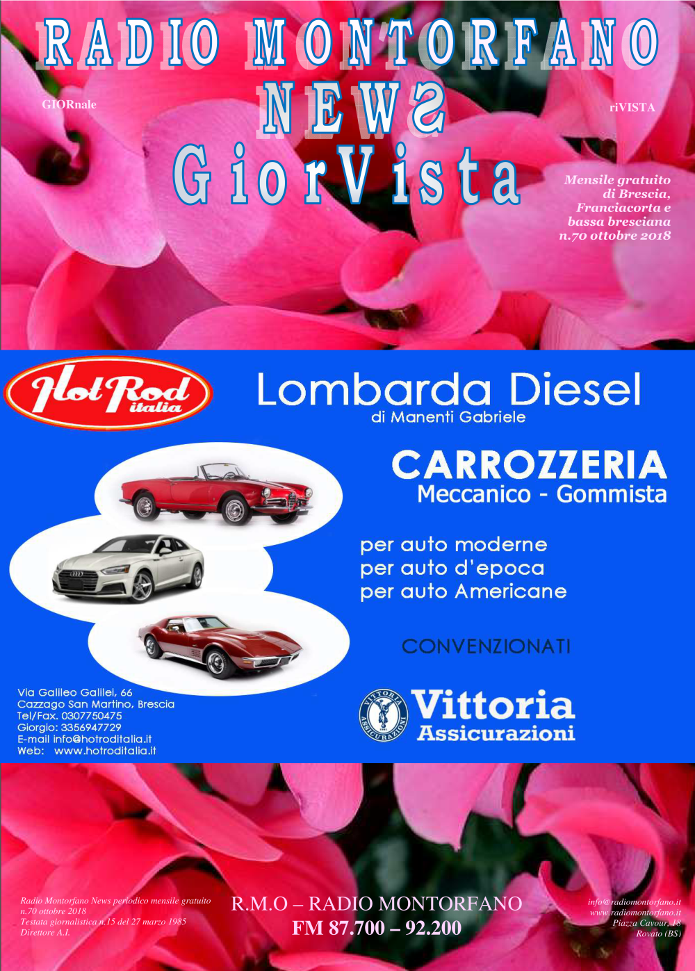 GIORVISTA OTTOBRE 2018